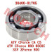 Genuine CFMoto bearing 6203 (part 30400-01705). Fits CForce 850/800, CForce C4/C5, GOES TERROX 500/550, and ZForce 800 Sport. High-quality deep groove ball bearing for reliable rotating performance.