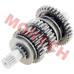 Countershaft Assy - Model MICF0GQV-064000-5000 CFMoto countershaft, countershaft assembly, transmission secondary shaft, 0GQV-064000-5000, CForce C4 countershaft, GOES TERROX 550L countershaft, CForce C5 countershaft, CFMoto 192Q/192R transmission part, OEM countershaft