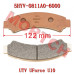 Front Brake Pad Assy - Model MICF5HYV-0811A0-6000 CFMoto Front Brake Pad Assy 5HYV-0811A0-6000 | UForce U10 PRO 2025-2026