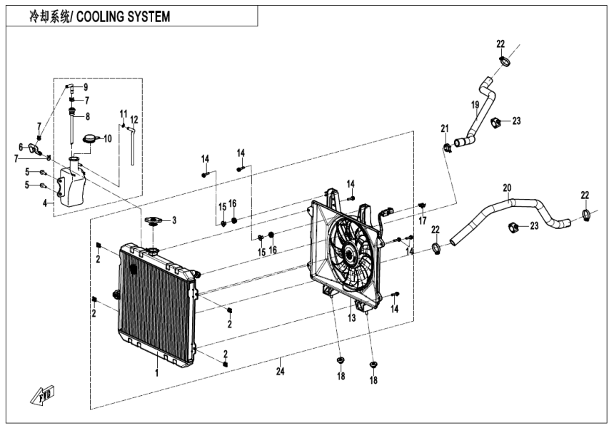 COOLING SYSTEM CF1000AZ-2-F18