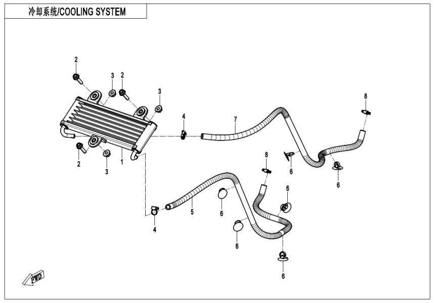 COOLING SYSTEM CF110AY10-F18