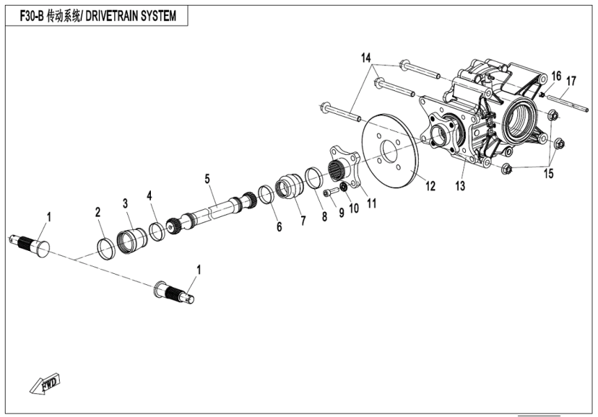 DRIVETRAIN SYSTEM(2WD)