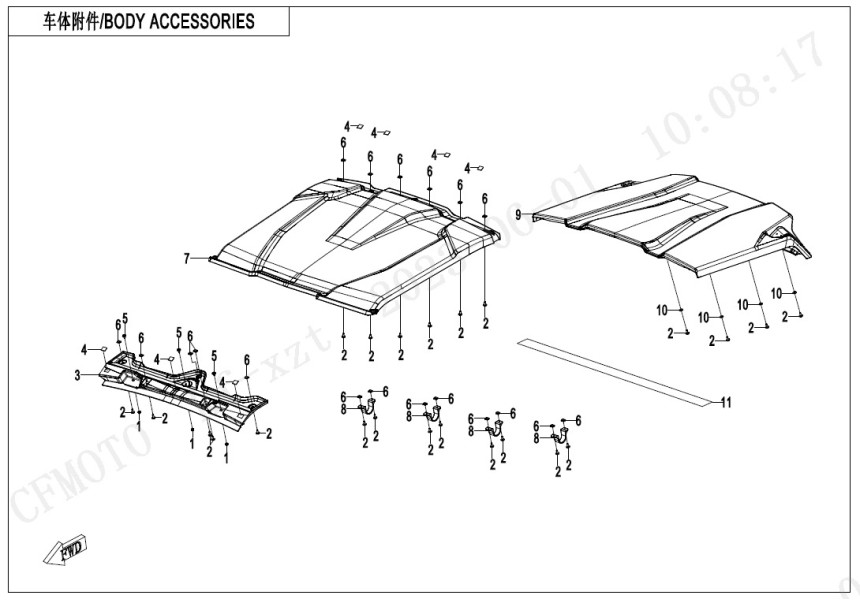 BODY ACCESSORIES CF1000SZ-3L-F26-1