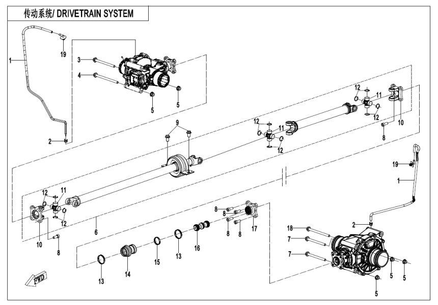 DRIVETRAIN SYSTEM CF1000SZ-3L-F30