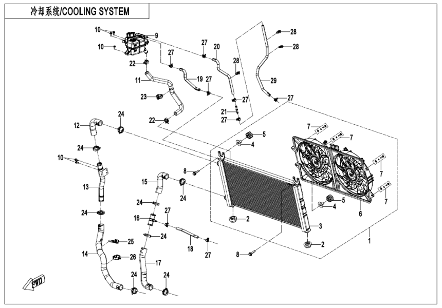 COOLING SYSTEM CF1000SZ-L-F18