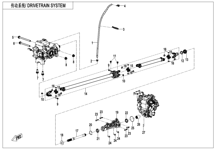 DRIVETRAIN SYSTEM CF1000SZ-L-F30