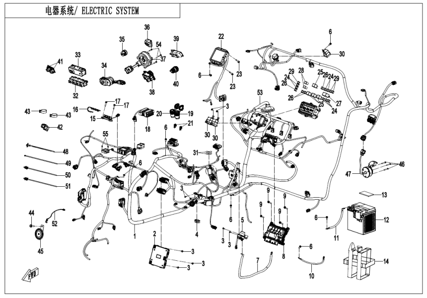 ELECTRIC SYSTEM CF1000SZ-F15-1
