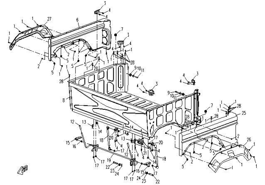 DUMP BOX I CF500-3-F24