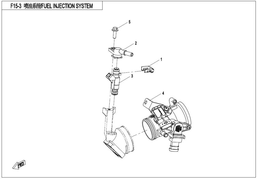 FUEL INJECTION SYSTEM CF500UU-F15-3