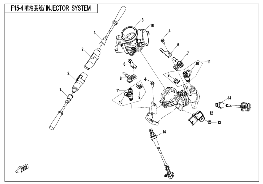 FUEL INJECTION SYSTEM CF800UU-A-F15-4