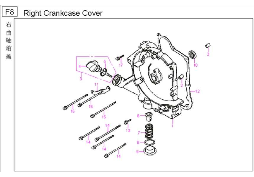Right Crankcase Cover