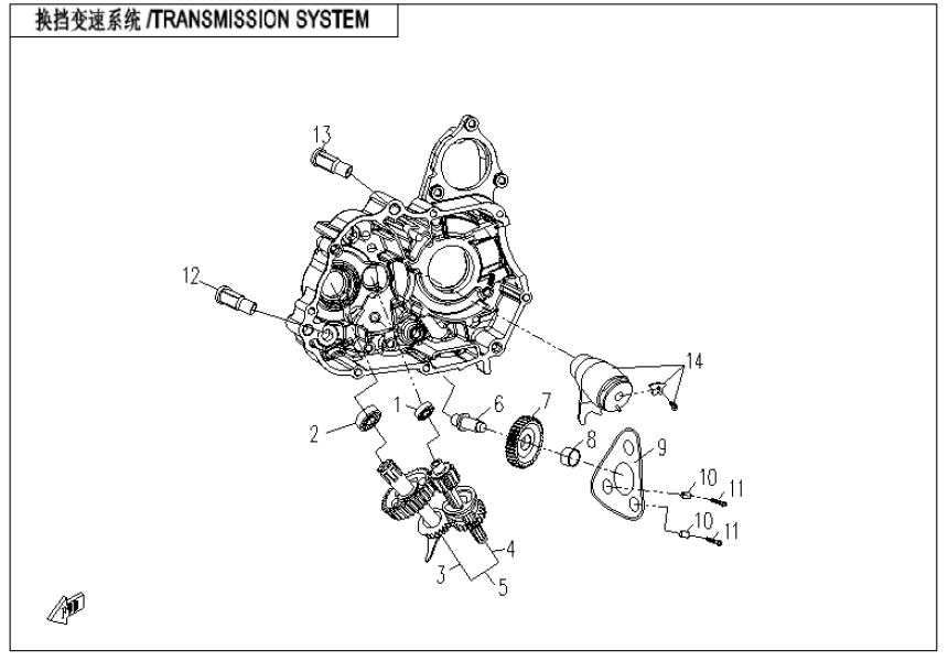 SPEED CONTROL MECHANISM 1P52YH-2-E06