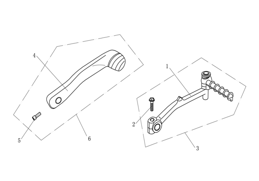 STARTER IDLE SHAFT COMP