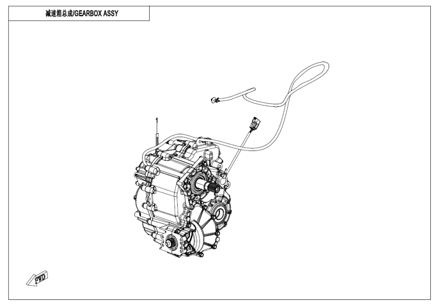 GEARBOX ASSY 380Y-2A-E06-3