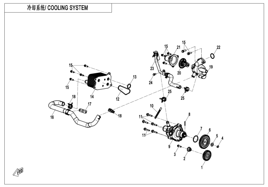 COOLING SYSTEM 380Y-2A-E08