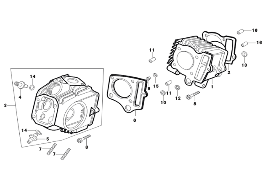 CYLINDER HEAD/CYLINDER BODY