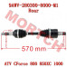 Rear CV Drive Shaft - Model MICF9AWV-280300-8000-M1 CFMoto Rear CV Drive Shaft 9AWV-280300-8000-M1 | CForce 1000/850