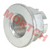 Hex Flange Nut - Model MICF5HYV-110001-1F00 Genuine CFMoto hex flange nut (part 5HYV-110001-1F00 / 5HY0-110001). Fits CForce, ZForce, UForce ATV/SSV/UTV models. Flanged design with cotter pin slot for secure fastening in suspension and chassis applications. OEM replacement fastener.