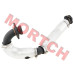 Front Cylinder Exhaust Pipe Assy - Model MICF9AYV-021100-6001 Genuine CFMoto Front Cylinder Exhaust Pipe Assembly 9AYV-021100-6001. Fits 2024-2026 CForce 1000 X10, Overland, MUD, MV, Touring, and GOES TERROX 1000. OEM front exhaust header pipe. Direct replacement for damaged or corroded exhaust manifold.