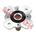Genuine CFMoto front wheel bracket (part 9GQV-070001-1400). Fits CForce 400-1000 ATV, ZForce SSV, and UForce UTV models. Heavy-duty mounting bracket for front hub/brake caliper/suspension components.