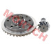 Rear Gear Case Bevel Gear Assy - Model MICFQ860-3300B0 CFMoto rear bevel gear, rear gear case assembly, final drive gear, ring and pinion, Q860-3300B0, CForce 1000 X10 rear differential gear, CForce 850 X8 Touring bevel gear, GOES TERROX 1000 rear axle gear, CFMoto ATV rear drive gear, OEM differential component