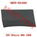 Genuine CFMoto left-hand front service plate (part 5BY0-041043). Fits ZForce 950 HO EX/Sport and ZForce 950/1000 Sport 2020-2025. Durable ABS plastic quick-access panel for front compartment maintenance.