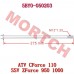 Mounting Shaft, Front Lower Swing Arm
