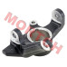 Genuine CFMoto LH steering knuckle (part 5BYV-050701-8000). Fits ZForce 950 Sport, ZForce 800 Sport, and ZForce 650 Sport. Precision cast steel front wheel hub carrier, pairs with RH knuckle #5BYV-050801-8000.