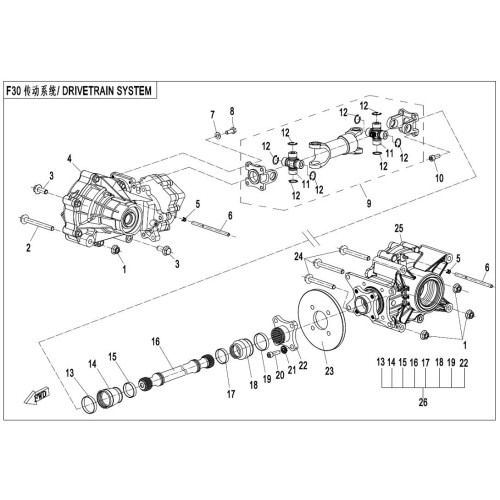 Rear Drive Shaft Rear Drive Shaft