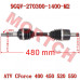 CFMoto Front CV Drive Shaft OEM 9GQV-270300-1400-M2 | CForce 450 520 ATV Replacement Part