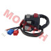 LH Handlebar Switch Assy - Model MICF9DQV-166000-4200-10 Genuine CFMoto Left Hand Handlebar Switch Assembly 9DQV-166000-4200-10. Fits 2023-2026 CForce 450 L (CF400ATR-3L), CForce 400 Touring/CForce 450 L (CF400AZ-3L), and CForce 520 L (CF500ATR-9L/CF500AU-9L). OEM LH handlebar control switch for ATV. Direct replacement.