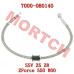 Rear Brake Lower LH Fluid Hose - Model MICF7000-080140 CFMoto Rear Brake Lower LH Fluid Hose 7000-080140 | ZForce 550EX 800EX CF500US-EX CF800