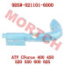 CFMoto Front Exhaust Pipe Upper Heat Insulator | OEM 9DS#-021101-6000 | CForce 450 520 600 625