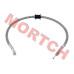 Rear Brake Lower LH Fluid Hose - Model MICF7000-080140 OEM CFMoto Rear Brake Lower LH Fluid Hose (Part# 7000-080140) for ZForce 550EX & 800EX (2015-2020). Direct-fit left-side replacement for CF500US-EX & CF800 SSV. Restores reliable braking performance.