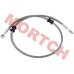 Rear Brake Lower RH Fluid Hose - Model MICF7000-080160 OEM CFMoto Rear Brake Lower RH Fluid Hose (Part# 7000-080160) for ZForce 550EX & 800EX (2012-2020). Direct-fit replacement for CF500US-EX & CF800 side-by-side vehicles. Ensures reliable brake performance.