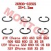 Hole Circlip A-D25 for Universal Joint 25x64