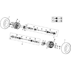 CFMoto CF800 Constant Velocity Drive Shaft(LH), Rear Axle CFMoto CF800 Constant Velocity Drive Shaft(LH), Rear Axle
