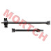 Genuine CFMoto front drive shaft (part 5BWV-290100-5000). Fits ZForce 950 Sport, ZForce 800 Sport/Trail, and ZForce 650 Sport. High-strength alloy steel propshaft with precision balancing for smooth 4WD power delivery.