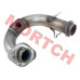 Muffler Rear Exhaust Pipe - Model MICF7000-021300-00001 Genuine CFMoto muffler rear exhaust pipe (part 7000-021300-00001). Fits ZForce 800EX, ZForce 800 Trail, and ZForce Z8-EX 2012-2022. Heat-resistant rear header pipe for exhaust system.