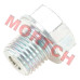 Magnetic Drain Bolt M14x1.5 - Model MICF0JWA-012200-00001 Genuine CFMoto magnetic drain bolt M14×1.5 (part 0JWA-012200-00001). Fits CForce, ZForce, UForce ATV/SSV/UTV models. Built-in magnet traps metallic wear particles to protect engine/transmission.