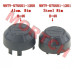 OEM GOES Deco Cap for Steel Rim (Part# 9DRV-070501-1100) for 2026 CF500ATR-15L GOES TERROX 550L T3b ATV. Genuine steel wheel decorative cap for perfect fit and finish.
