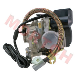 GY6 50cc Keihin Carburetor Assy PD18 w/ Accelerator