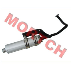 Falcon 125cc Exhaust - Aluminium