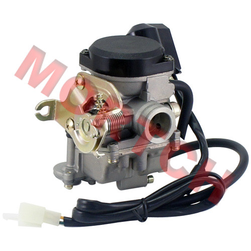 GY6 50cc Kunfu Carburetor Assy PD18 w/ Accelerator GY6 50cc Kunfu Carburetor Assy PD18 w/ Accelerator