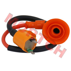 GY6 Racing Ignition Coil + Spark Plug Cap