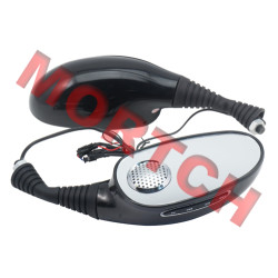 Motorcycle Rear View Mirror with MP3 Player