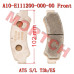 Segway Front Brake Sintered Pad Large T=8.5 | A10-E111200-000-00 | AT5 S/L T3b E5