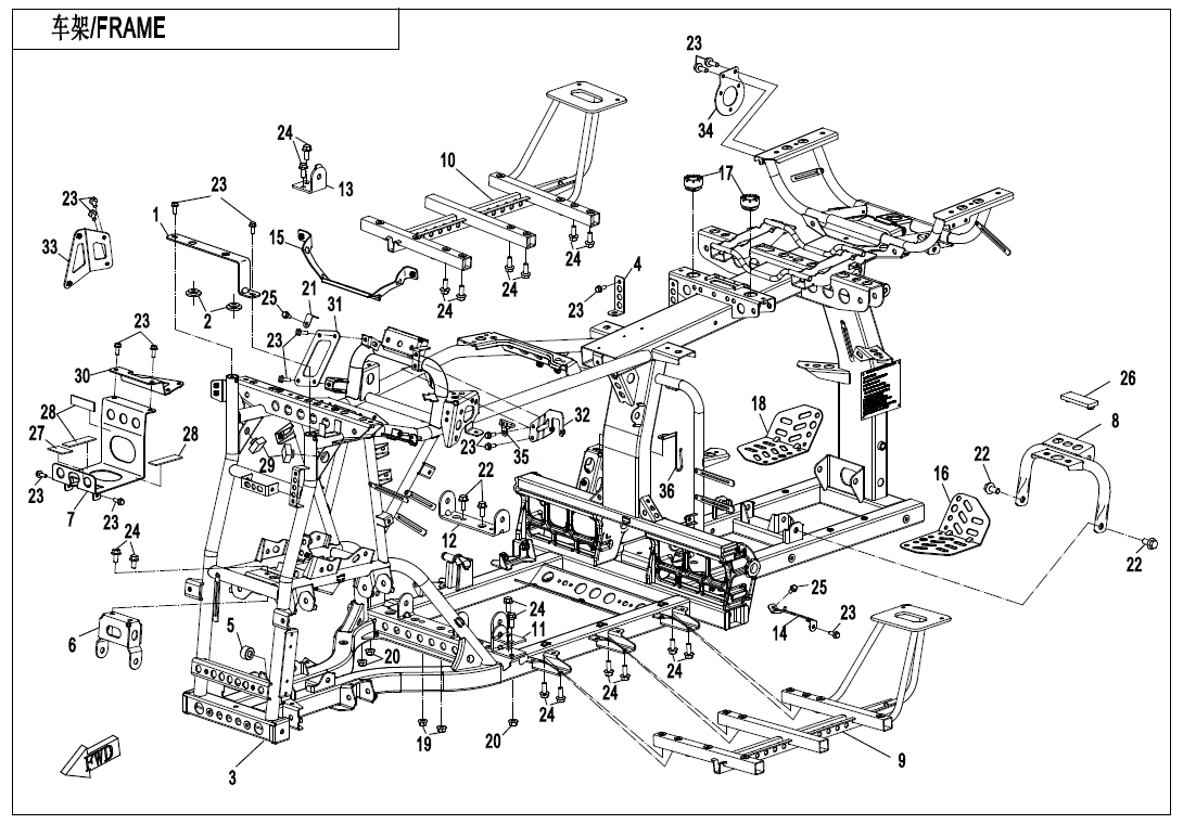 FRAME CF1000AU-F03-V5