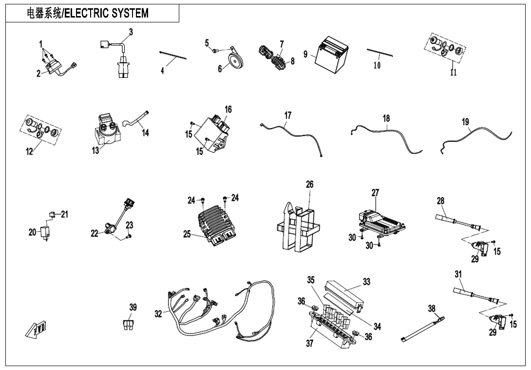 ELECTRIC SYSTEM CF1000AU-F15