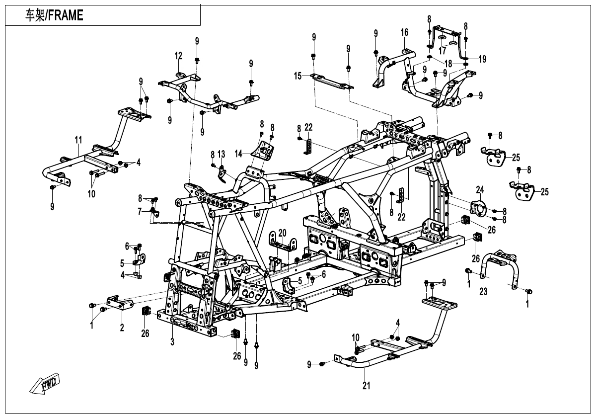 FRAME CF1000AZ-2-F03-V4